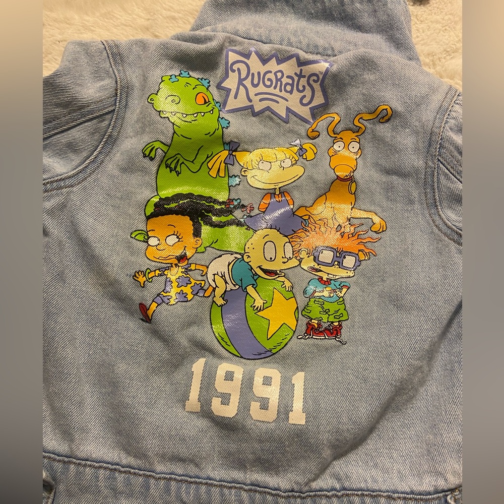 Kids Denim Jacket in Light Blue